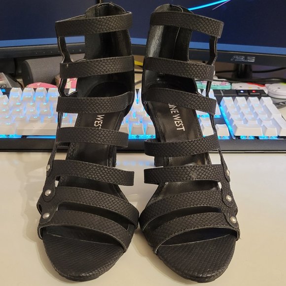 NINE WEST // Strappy Heels - Picture 3 of 6